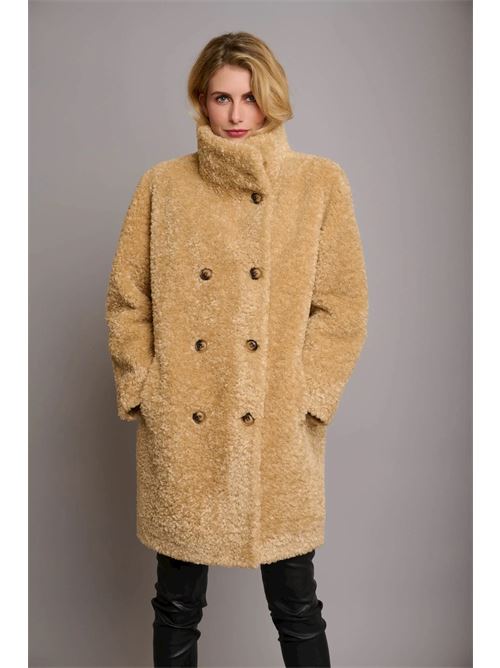 marlis cappotto in pelliccia sintetica riccia doppiopetto RINO & PELLE | MARLIS.7002310COOKIE
